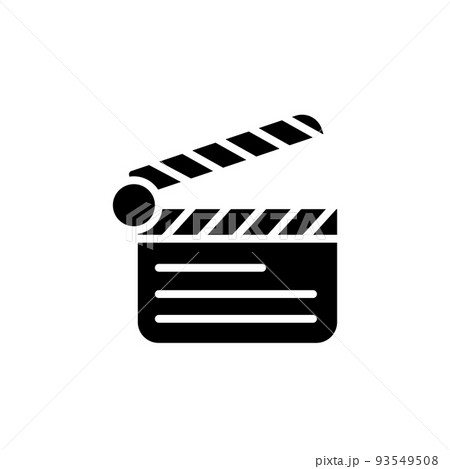 Illustration Vector graphic of clapper icon 93549508