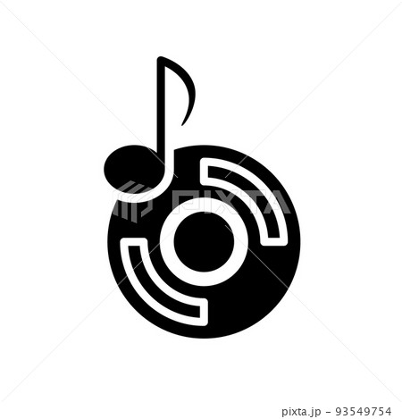 Illustration Vector graphic of disk icon 93549754