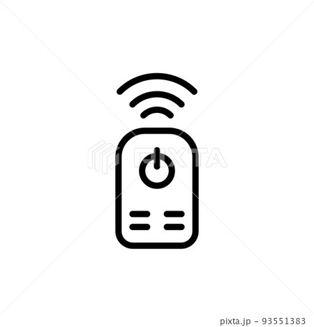 Illustration Vector graphic of remote control icon 93551383