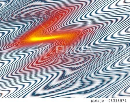 Flash wave lines. Motion Graphics Fire Flow Template. 93553971