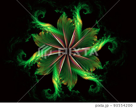 Beautiful abstract flower for art projects, cards, business, posters. 93554200