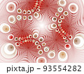 Abstract glowing bubbles on white background. 93554282
