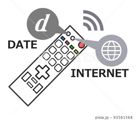 テレビのリモコンでデータ放送とインターネットを操作する 93561568