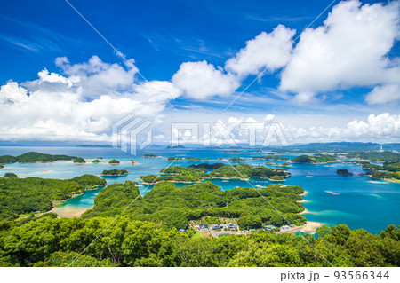 長崎県　展海峰展望台から望む絶景 93566344