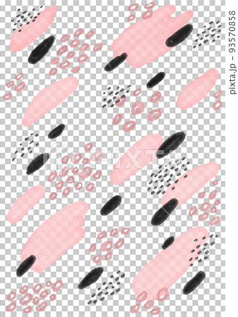 粉色和黑色背景插圖 93570858