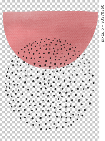 粉紅色的半圓和黑點背景圖 粉紅色的半圓和黑點背景圖 93570860