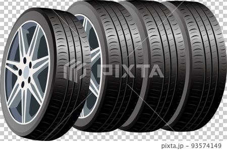 タイヤ　ホイール 4本セット 93574149