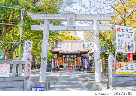 清瀧神社　浦安三社　鳥居 93575586