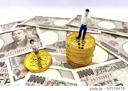 男性の賃金格差 男性が高いイメージ 男性の賃金格差 男性が高いイメージ 93576479