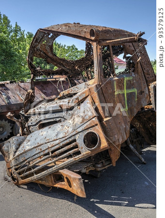 Destroyed military equipment of Russia 93579125