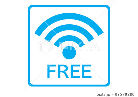 WIFI　FREE　アイコン 93579880