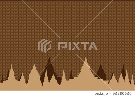 silhouette wat history building and row of circle background. religion culture faith. vector illustration eps10 silhouette wat history building and row of circle background. religion culture faith. vector illustration eps10 93580636