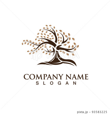 Tree logo nature design image of tree ecology element vector 93583225