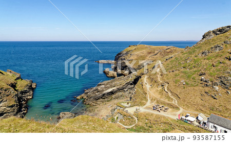Castle beach below Tintagel Castle - Cornwall, 93587155