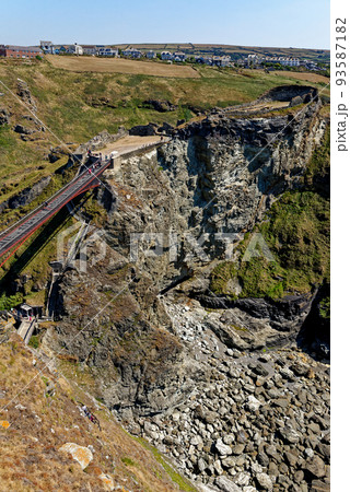 The Tintagel Bridge - Tintagel castle - Cornwall The Tintagel Bridge - Tintagel castle - Cornwall 93587182
