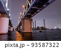 大黒大橋の下からの夜景 93587322