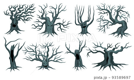 Spooky Trees Set 93589697