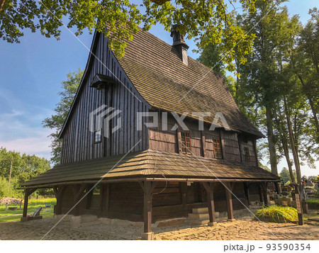 ポーランドの世界遺産マウォポルスカ南部の木造聖堂群の教会 ポーランドの世界遺産マウォポルスカ南部の木造聖堂群の教会 93590354