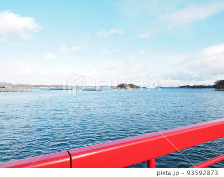 福浦橋から松島湾の眺め 93592873