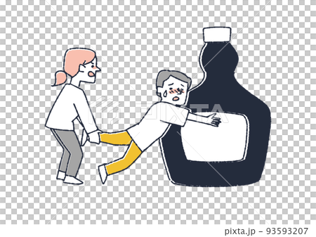 一個男人抓著一個威士忌酒瓶,一個女人試圖把它撕下來 一大瓶酒和它的奴隸酒 一個男人抓著一個威士忌酒瓶,一個女人試圖把它撕下來 一大瓶酒和它的奴隸酒 93593207