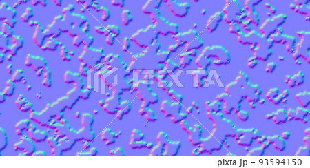 Normal map of grunge surface with organic spots as a seamless pattern Normal map of grunge surface with organic spots as a seamless pattern 93594150