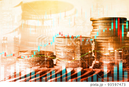 Finance and money technology background concept of business prosperity and asset Finance and money technology background concept of business prosperity and asset 93597473