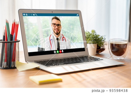 Doctor video call online by modish telemedicine software application 93598438