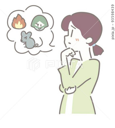 女性　バストアップ　悩み　家　防犯　長袖 93598439