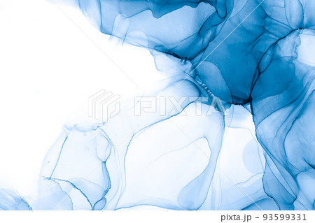 Marble ink abstract art from exquisite original painting for abstract background 93599331