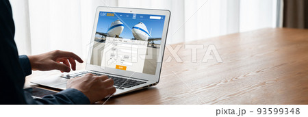 Online flight booking website provide modish reservation system 93599348