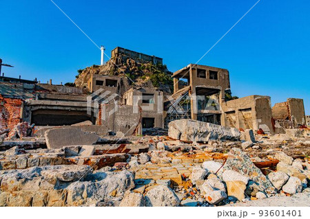 【8K】長崎　軍艦島【風景】 93601401