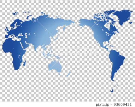 世界地図（ドット） 93609431