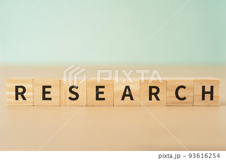 RESEARCHと書かれたブロック RESEARCHと書かれたブロック 93616254