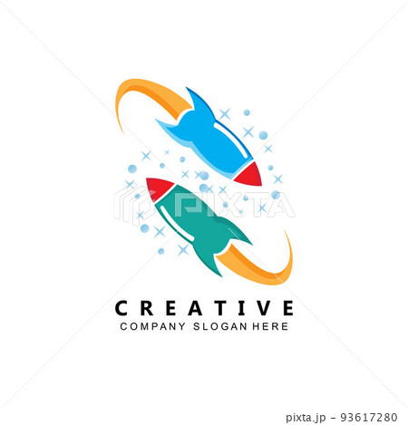 simple space rocket icon vector logo free simple space rocket icon vector logo free 93617280