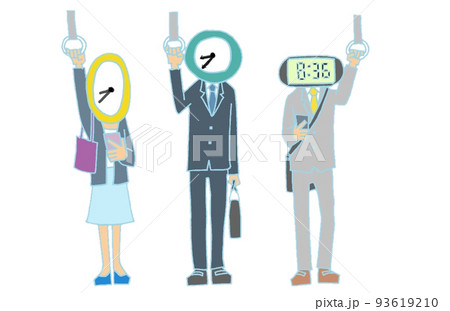 時計さんの通勤 93619210