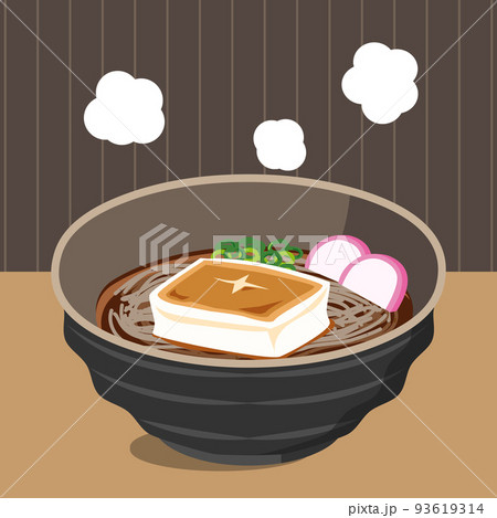 力そば　背景あり　1:1 93619314