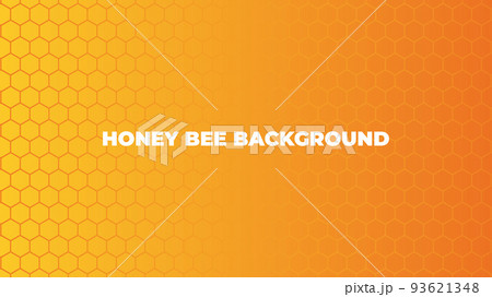 Honey bee video background EPS vector 93621348