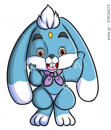 The cute rabbit with the long ears and sitting with the cute expression The cute rabbit with the long ears and sitting with the cute expression 93626023