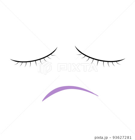 体調不良な女性のイメージイラスト 93627281