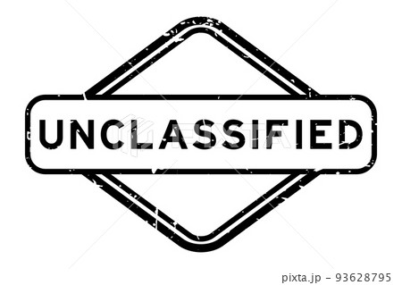 Grunge black unclassified word rubber seal stamp on white background Grunge black unclassified word rubber seal stamp on white background 93628795