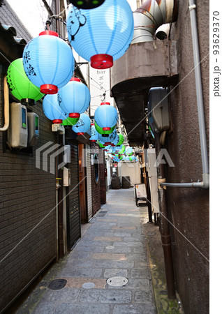 北新地の路地風景 北新地の路地風景 93629370