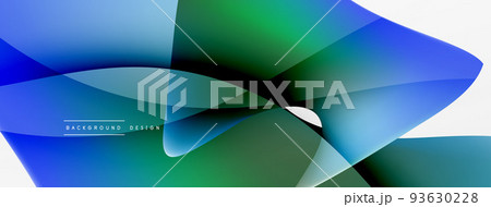 Abstract background. Fluid gradient color wave template for wallpaper, banner, background or landing Abstract background. Fluid gradient color wave template for wallpaper, banner, background or landing 93630228