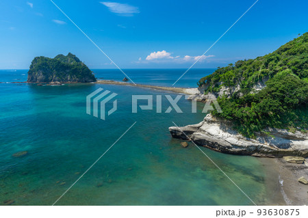 【静岡県】 西伊豆 トンボロ現象 堂ヶ島 三四郎島 【静岡県】 西伊豆 トンボロ現象 堂ヶ島 三四郎島 93630875