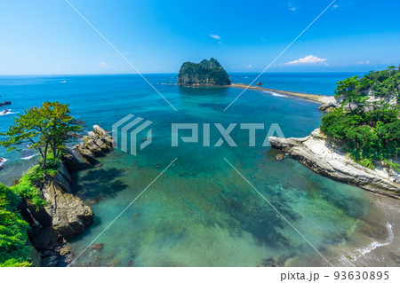 【静岡県】 西伊豆 トンボロ現象 堂ヶ島 三四郎島 【静岡県】 西伊豆 トンボロ現象 堂ヶ島 三四郎島 93630895