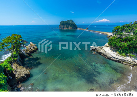 【静岡県】 西伊豆 トンボロ現象 堂ヶ島 三四郎島 【静岡県】 西伊豆 トンボロ現象 堂ヶ島 三四郎島 93630898