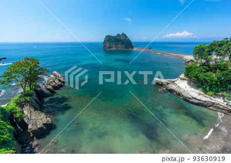【静岡県】 西伊豆 トンボロ現象 堂ヶ島 三四郎島 【静岡県】 西伊豆 トンボロ現象 堂ヶ島 三四郎島 93630919