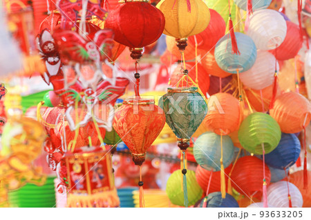 Lanterns decorate the mid-autumn festival in Ho Chi Minh Lantern Street Luong Nhu Hoc Lanterns decorate the mid-autumn festival in Ho Chi Minh Lantern Street Luong Nhu Hoc 93633205