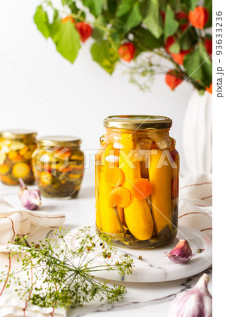Pickled or fermented vegetables 93633236