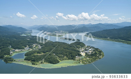 ヅムルモリ 掛け軸島 南漢江 93633633