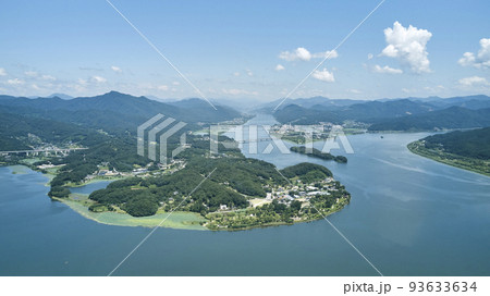 ヅムルモリ 掛け軸島 南漢江 93633634